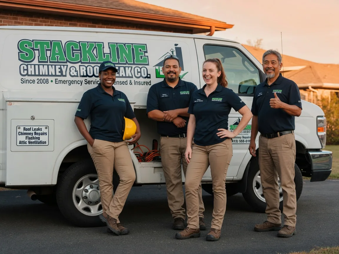 Chimney flashing repair company in Crete, NE